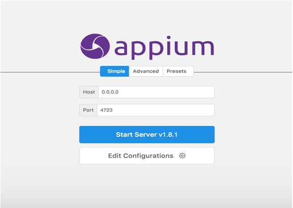 Appium Inspector on Appium Desktop Application